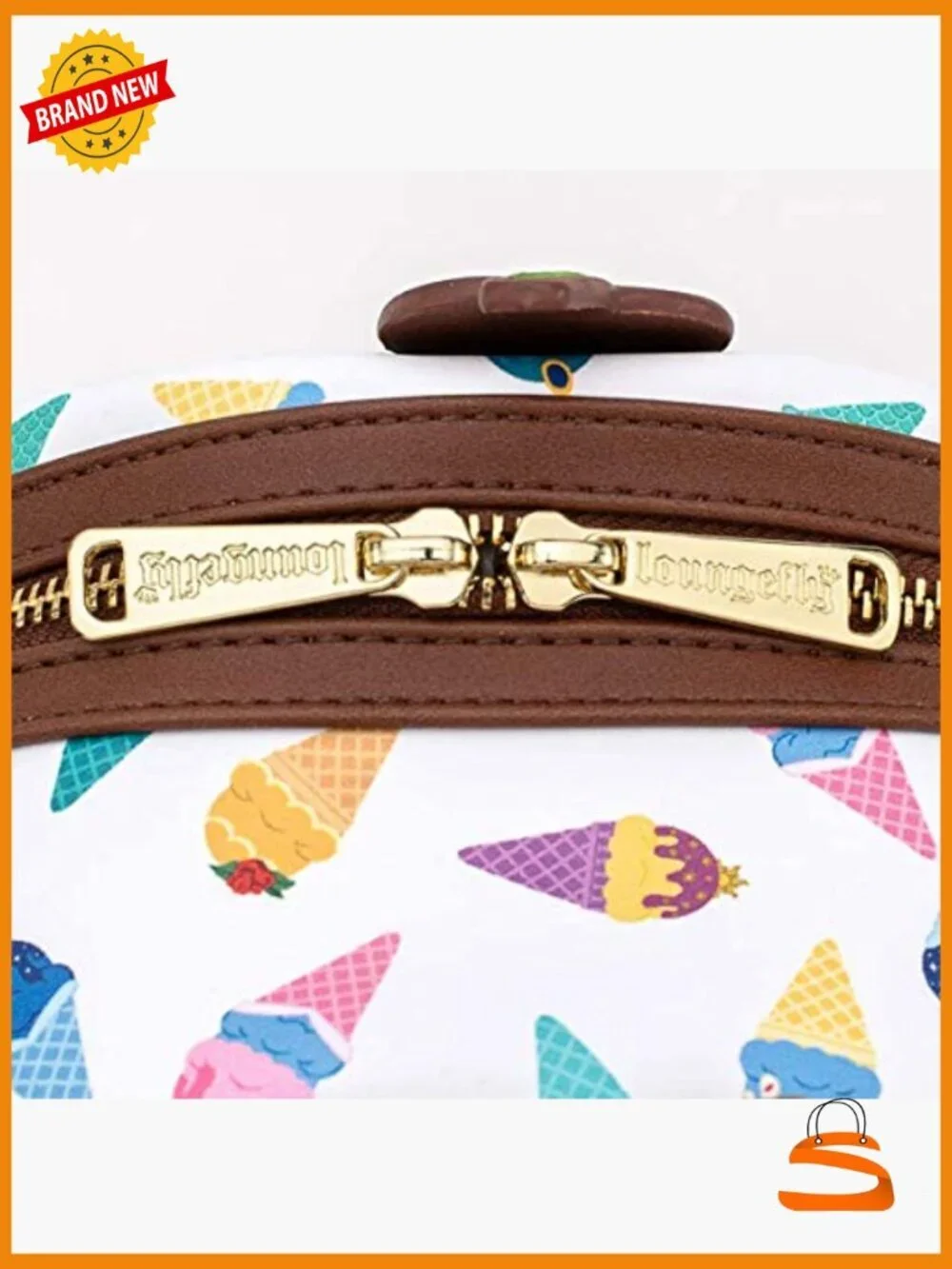 Disney Princess Ice Cream Mini-Backpack Faux Leather